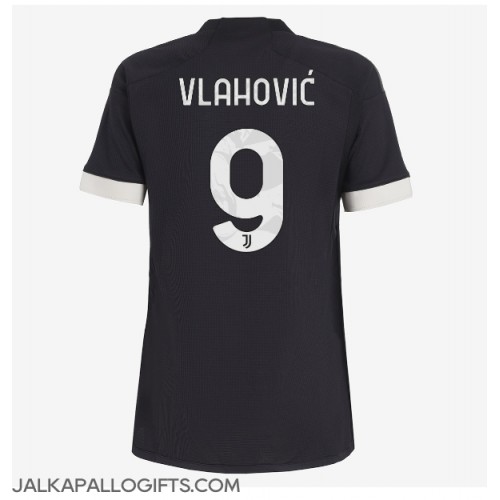 Juventus Dusan Vlahovic #9 Kolmaspaita Naiset 2023-24 Lyhythihainen